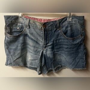 Faded Glory Distressed Blue Jean Shorts
